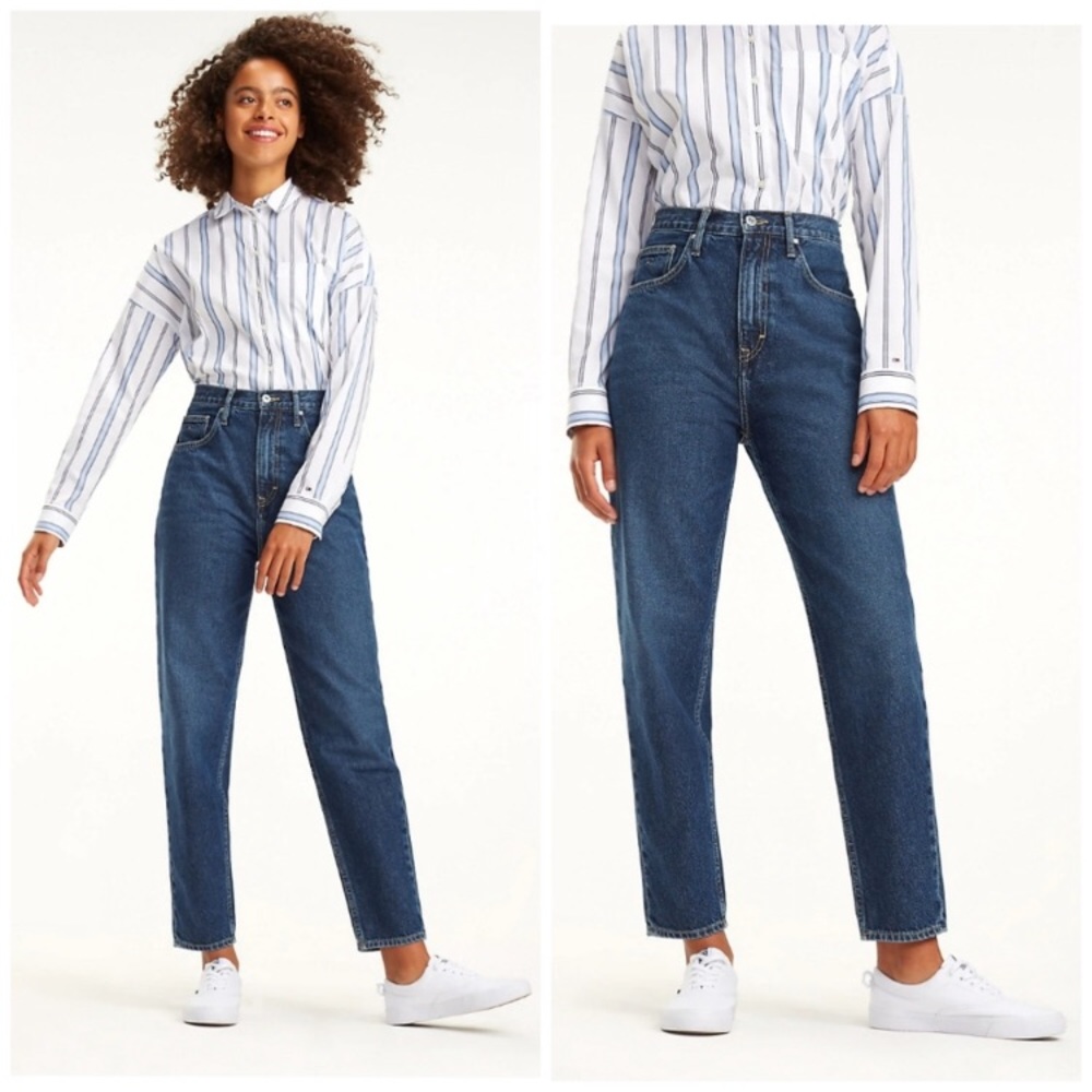 Tommy Jeans High Rise Tapered Mom Jeans